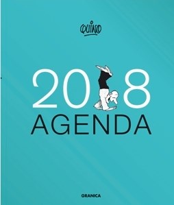 Papel AGENDA 2018 QUINO (TAPA CELESTE) (ENCUADERNADA) (CARTONE)