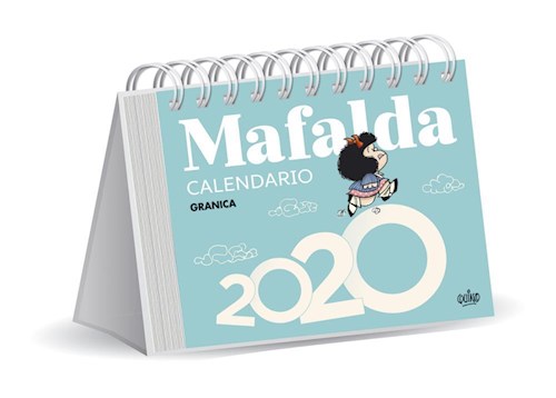 Papel CALENDARIO 2020 MAFALDA (AZUL) (ESCRITORIO) (CARTONE)