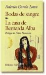Papel CASA DE BERNARDA ALBA - BODAS DE SANGRE (BIBLIOTECA EDAF)