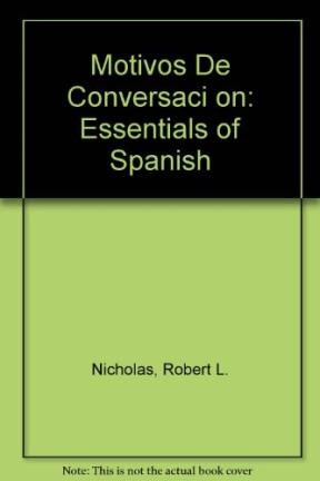 Papel MOTIVOS DE CONVERSACION ESSENTIALS OF SPANISH