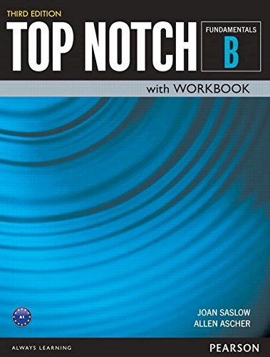 Papel TOP NOTCH FUNDAMENTALS B STUDENT'S BOOK WITH WORKBOOK PEARSON (3 EDITION)