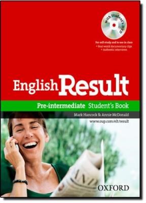 Papel ENGLISH RESULT PRE INTERMEDIATE STUDENT'S BOOK (WITH ST  UDENT'S DVD)