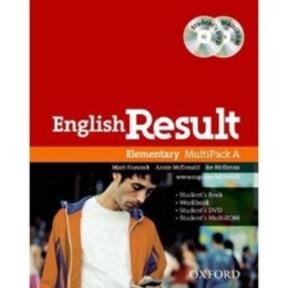 Papel ENGLISH RESULT ELEMENTARY MULTIPACK A (WITH STUDENT'S D  VD + MULTIROM)