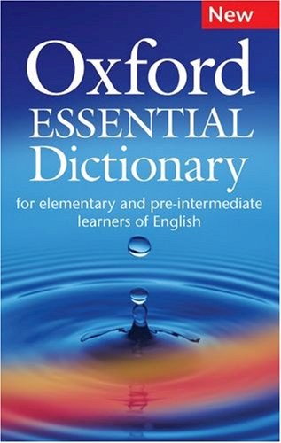 Papel OXFORD ESSENTIAL DICTIONARY FOR ELEMENTARY AND PRE-INTE  RMEDIATE LEARNERS OF ENGLISH C/CD R