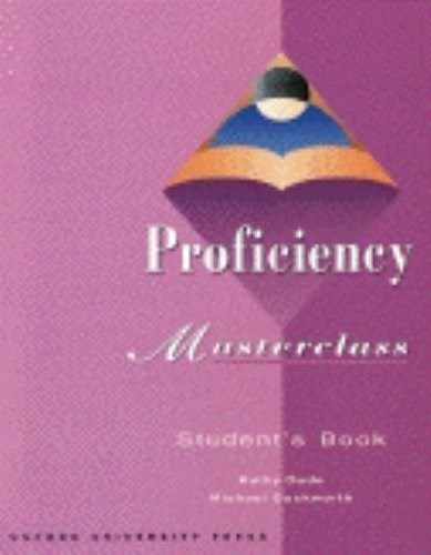 Papel PROFICIENCY MASTERCLASS STUDENT'S BOOK