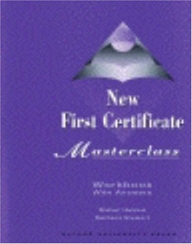 Papel NEW FIRST CERTIFICATE MASTERCLASS WORKBOOK WITH KEY