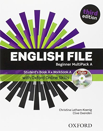 Papel ENGLISH FILE BEGINNER MULTIPACK A (STUDENT'S BOOK A + WORKBOOK A) (3 EDICION) (WITH OXFORD ONLINE SK