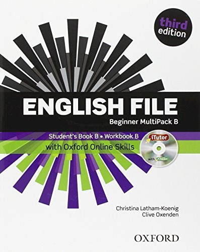 Papel ENGLISH FILE BEGINNER MULTIPACK B (STUDENT'S BOOK B + WORKBOOK B) (3 EDICION) (WITH OXFORD ONLINE SK