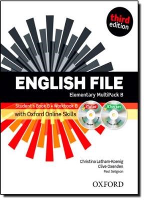 Papel ENGLISH FILE ELEMENTARY MULTIPACK B (STUDENT'S BOOK B + WORKBOOK B) (THIRD EDITION) (RUSTICA)
