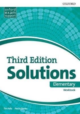 Papel SOLUTIONS ELEMENTARY WORKBOOK OXFORD (THIRD EDITION) (OXFORD EXAM SUPPORT)