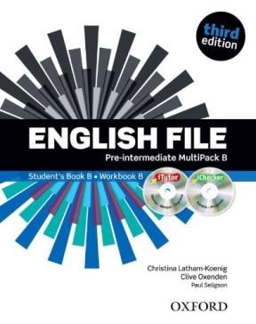 Papel ENGLISH FILE PRE INTERMEDIATE MULTIPACK B (STUDENT'S BO  OK B + WORKBOOK B) (3 EDITION)