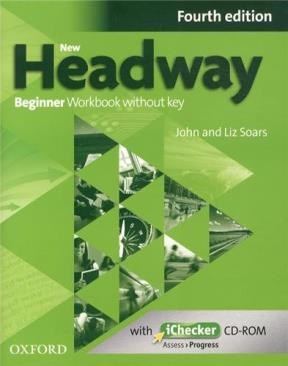 Papel NEW HEADWAY BEGINNER WORKBOOK WITHOUT KEY (FOURTH EDITION) (WITH CD ROM)