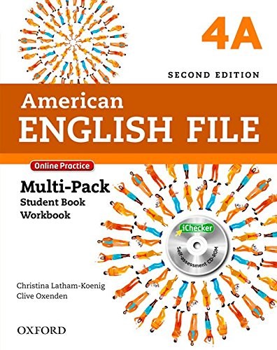 Papel AMERICAN ENGLISH FILE 4 MULTIPACK A WITH ONLINE PRACTICE
