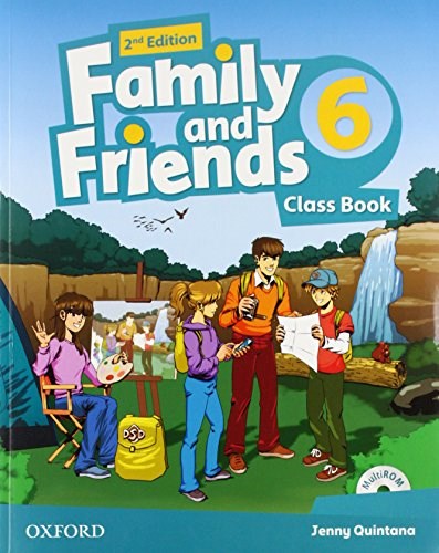 Papel FAMILY AND FRIENDS 6 CLASS BOOK OXFORD (2ND EDITION) (WITH MULTIROM)