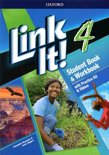 Papel LINK IT 4 STUDENT BOOK & WORKBOOK OXFORD [WITH PRACTICE KIT & VIDEOS] [CEFR B1]