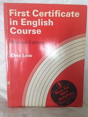 Papel FIRST CERTIFICATE IN ENGLISH COURSE