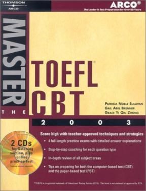 Papel MASTER THE TOEFL CBT 2003 WITH 3 CD