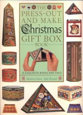 Papel PRESS OUT AND MAKE CHRISTMAS GIFT BOX BOOK THE