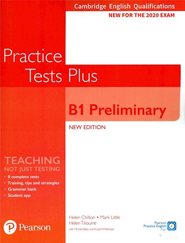 Papel PRACTICE TESTS PLUS B1 PRELIMINARY PEARSON (NOVEDAD 2020)