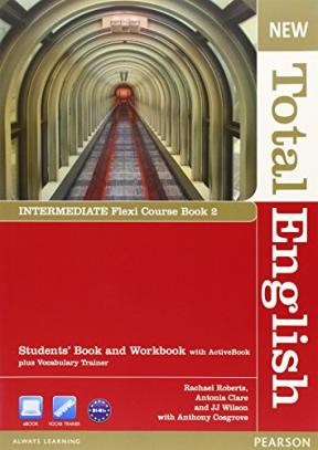 Papel NEW TOTAL ENGLISH INTERMEDIATE FLEXI COURSE BOOK 2 STUDENT'S BOOK AND WORKBOOK WITH ACTIVE