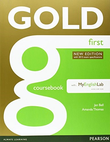Papel GOLD FIRST COURSEBOOK (NEW EDITION WITH 2015 EXAM SPECIFICATIONS) (MY ENGLISH LAB)