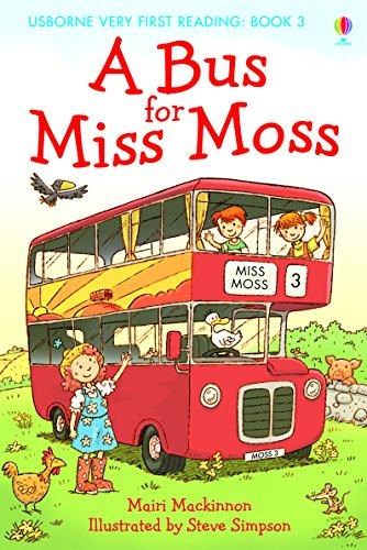 Papel A BUS FOR MISS MOSS (USBORNE VERY FIRST READING BOOK 3) (CARTONE)
