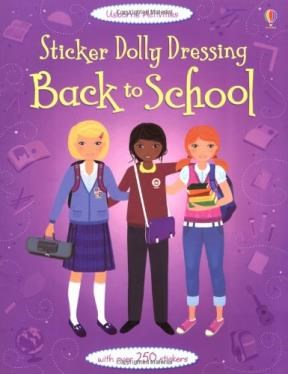 Papel BACK TO SCHOOL STICKER DOLLY DRESSING (USBORNE ACTIVITIES)