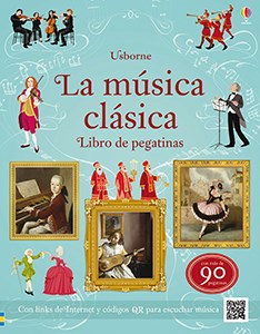 Papel MUSICA CLASICA LIBRO DE PEGATINAS (CON PEGATINAS) (CON  LINKS DE INTERNET Y CODIGOS QR PARA