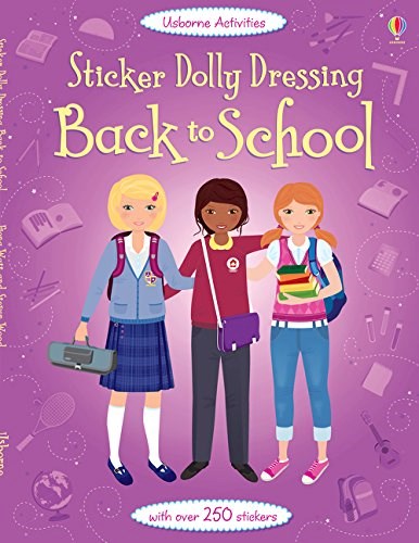 Papel BACK TO SCHOOL STICKER DOLLY DRESSING (USBORNE ACTIVITIES)