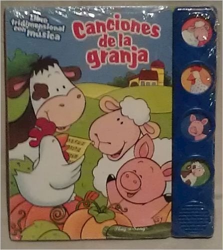 Papel CANCIONES DE LA GRANJA LIBRO TRIDIMENSIONAL CON MUSICA