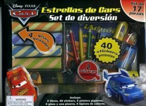 Papel ESTRELLAS DE CARS SET DE DIVERSION (4 GISES GRANDES / 2  POSTERS GIGANTES / 40 STICKERS)
