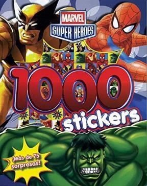 Papel 1000 STICKERS MARVEL SUPER HEROES (MAS DE 75 SORPRESAS)