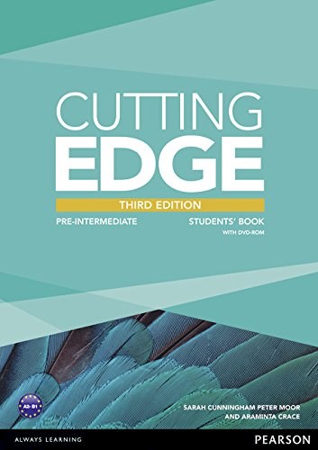 Papel CUTTING EDGE PRE INTERMEDIATE STUDENT'S BOOK [WITH DVD-ROM] (THIRD EDITION)
