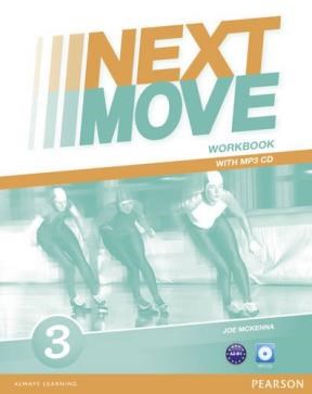 Papel NEXT MOVE 3 WORKBOOK PEARSON (WITH MP3 CD)
