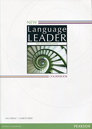 Papel NEW LANGUAGE LEADER PRE INTERMEDIATE COURSEBOOK PEARSON