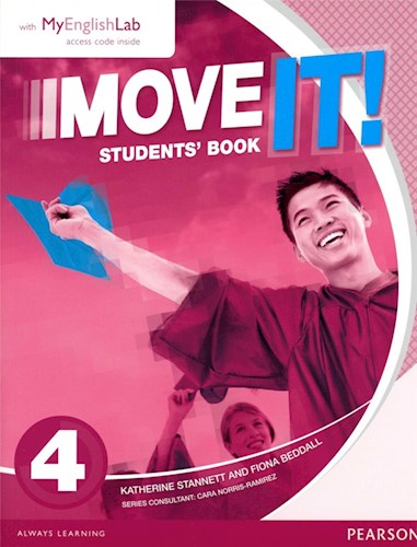 Papel MOVE IT 4 STUDENT'S BOOK [WITH MY ENGLISG LAB]