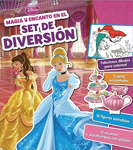 Papel DISNEY PRINCESAS MAGIA Y ENCANTO EN EL SET DE DIVERSION  (CARTONE)