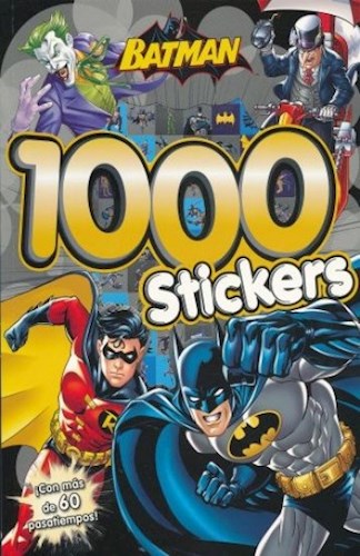 Papel BATMAN 1000 STICKERS (RUSTICA)