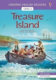 Papel TREASURE ISLAND (USBORNE ENGLISH READERS LEVEL 3) [B1] [WITH ACTIVITIES AND FREE AUDIO]