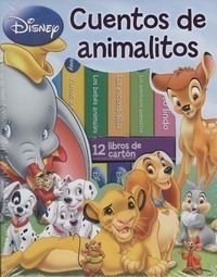 Papel CUENTOS DE ANIMALITOS (DISNEY) (MI PRIMERA BIBLIOTECA) (12 LIBROS DE CARTON) (VALIJA)