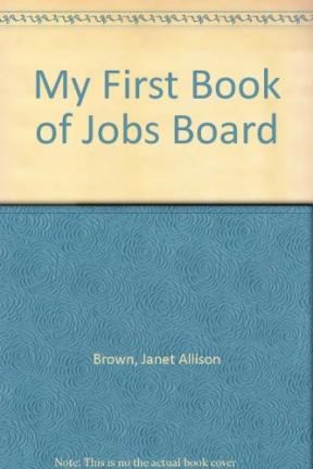 Papel MY FIRST BOOK OF JOBS (3-5 YEARS) (CARTONE)