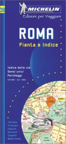 Papel ROMA PIANTA N 38 [ITALIANO - FRANCES - INGLES - ALEMAN - ESPAÑOL - HOLANDES] (MAPA MICHELIN)