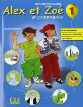 Papel ALEX ET ZOE 1 LIVRE DE L'ELEVE (CD + LIVRET DE CIVILISA  TION)