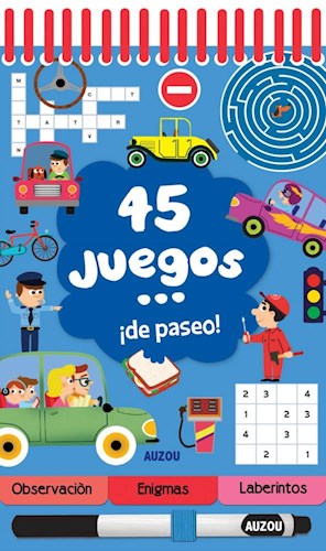 Papel 45 JUEGOS DE PASEO (CARTONE ANILLADO)