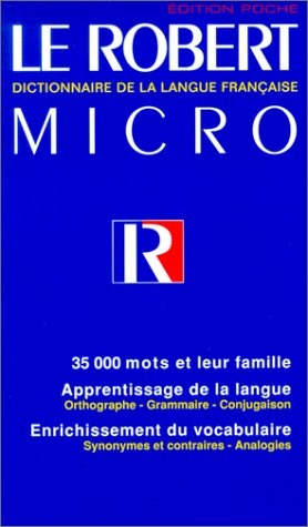 Papel ROBERT MICRO POCHE DICTIONNAIRE DE LA LANGUE FRANCAISE