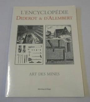 Papel L'ENCYCLOPEDIE DIDEROT & D'ALEMBERT ART DES MINES (BIBLIOTHEQUE DE I'MAGE)