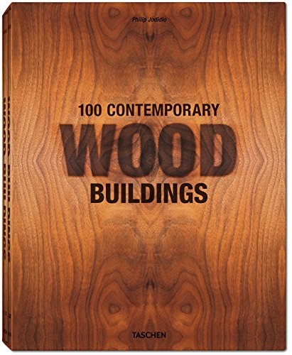 Papel 100 CONTEMPORARY WOOD BUILDINGS (2 TOMOS) (ESPAÑOL / ITALIANO / PORTUGUES) (ESTUCHE CARTONE)