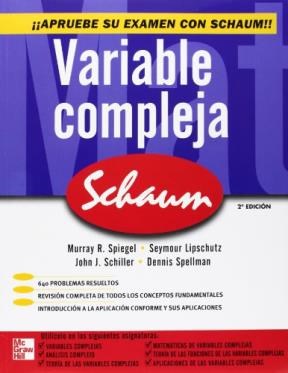 Papel VARIABLE COMPLEJA SCHAUM (2 EDICION)