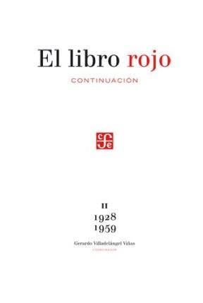 Papel LIBRO ROJO CONTINUACION II 1928-1959 (TEZONTLE)