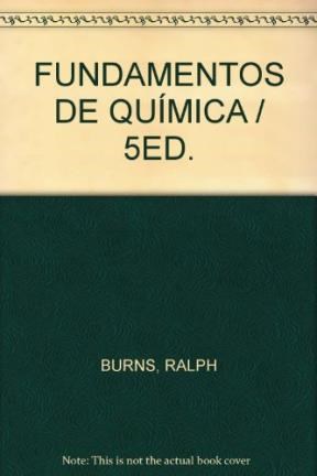 Papel FUNDAMENTOS DE QUIMICA (5 EDICION)